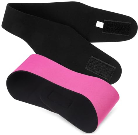 BIUDECO Fasce per Chioma da Nuoto per Bambini 2 Pezzi in Gomma Neoprene Protezione Orecchie e Legatura Chioma per Yoga e Surf