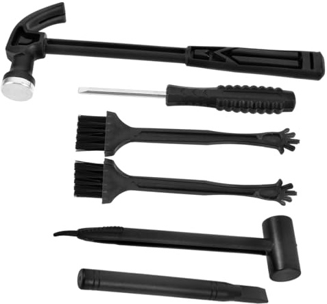 Gogogmee Kit de Fouille Archéologique Garçon et Filles Jouet d'Excavation Accessoires Marteau et Brosse 6 Pièces Jeu d'Exploration Fossiles Dinosaures Développement Compétences Résolution Problèmes