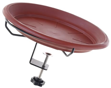 Ruarby Mangeoire pour oiseaux - Baignoire - Lieu d'alimentation pour jardin, jardin, jardin, extérieur, perchoir d'observation des oiseaux sauvages, mangeoire pour oiseaux