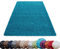 HomebyHome Shaggy Teppich Läufer Flur 80 x 150 cm - Shaggy Teppich Hochflor Türkis Extra Weich und Flauschig - Bettvorleger Teppiche für Schlafzimmer - Waschbarer Küchenläufer - Carpet, Halı, Kilim