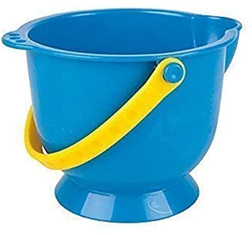 Hape Cubo de Playa Azul, Juguetes de Arena y Jardín, para niños a partir de 18 meses