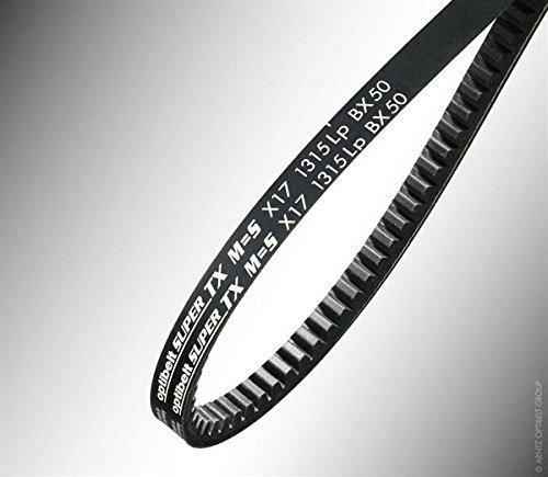Optibelt X17 x 876 SUPER TX M=S BX / X17 Keilriemen, Flankenoffen, Formgezahnt, DIN/ISO, 876mm Länge