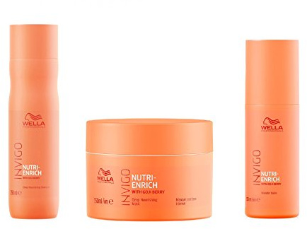 Wella INVIGO Nutri-Enrich Deep Nourishing Shampoo 250ml, Mask 150ml and Wonder Balm 150ml