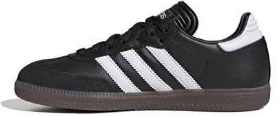 Adidas Unisex-Kid's Samba Indoor, Black/None/None, 4