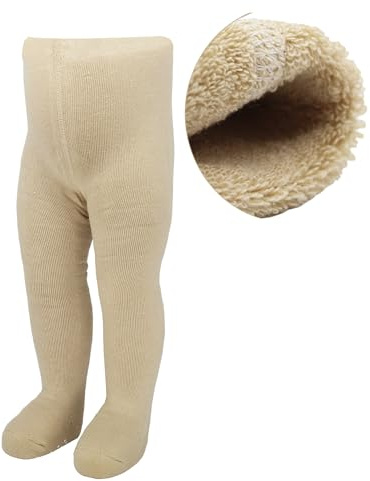 bistyle Collant spessi per bambine, leggings morbidi | Calze calde in cotone biologico, collant antiscivolo | Neonato bambino piccolo