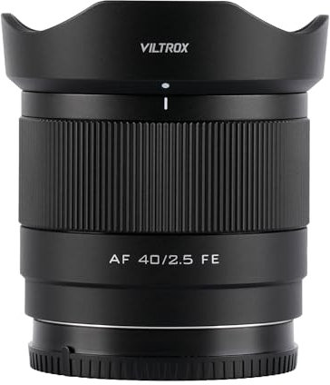 VILTROX AF 40mm f2.5 FE Full Frame lens for Sony, 40mm f/2.5 Prime e mount lens for Sony a7cr a7ii a9iii a7cii a7rv a6700 a7iv a7iii ZV-E10 II a6600