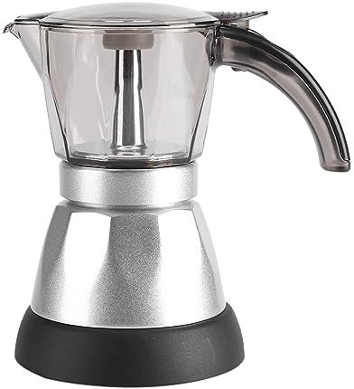 Caffettiera Elettrica 480W 300Ml/6 Tazze Elettrica Rimovibile Casa Cucina Espresso Moka Caffettiera Caffettiera, #579