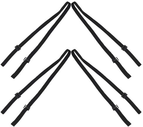 BESPORTBLE 4pcs Adjustable Garden Harvesting Belt Shoulder Straps for Fertilizer Bucket and Fruit Picking Basket, Replacement Berry Picking Strap Suitable for Outdoor Gardening and Farm Use