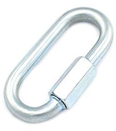 5 Stück Kettennotglied 8mm Kettenglied DIN 5299 Schraubglied Kette Verschluß