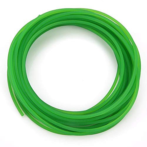 PU-transmission drivbälte. Högpresterande uretan runt bälte. Grönt grovt PU polyuretan runt bälte för drivöverföring (3 mm x 10 m)