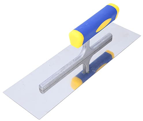 Spatola per Malta, Manico Ergonomico in Plastica, Comoda Tenere in Mano, Spatola per Rasatura e Intonaci Multifinitura (300 mm)