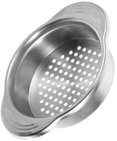 DECOMELODY Colino Filtrante Acciaio Inossidabile Per Lattine Scolapasta Per Cibo e Verdure Strumento Di Cottura Pratico e Facile Da Pulire Per Cucina e Canning