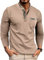 Ryehack Henley Pullover Herren Langarm T Shirt Poloshirt mit Knopfleiste Golf Polohemd Regular Fit S-2XL