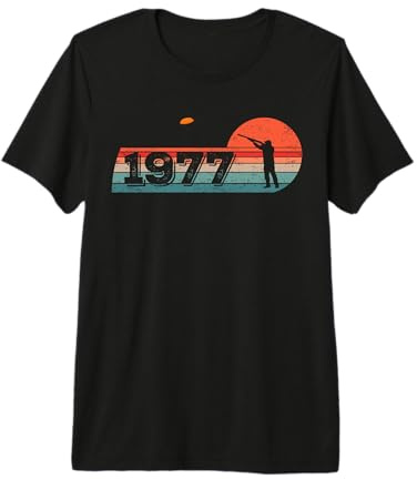Jahrgang 1977 Tontauben Geburtstagsshirts Tontaubenschießen Premium T-Shirt