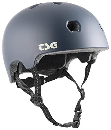 TSG Meta Solid Color Bowl-Helm, grau, M