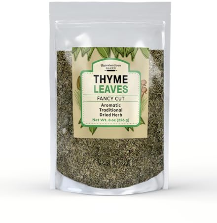 Unpretentious Thyme Leaves, 8 oz, Fancy Cut, Traditional Seasoning