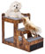 VEVOR Etagenbett für Haustiere mit Abnehmbarer Treppe, Fenstersitz für Hunde/Katzen mit Stauraum, mehrstufiges Bett, Schlafcouch für Hunde, Sitzplattform für Haustiere, 830 x 450 x 675 mm (Braun)