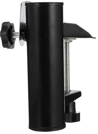Mikikit Support De Parasol De Table Plein Air Fixation Clip pour Accessoire De Plage Et Balcon Résistant Et