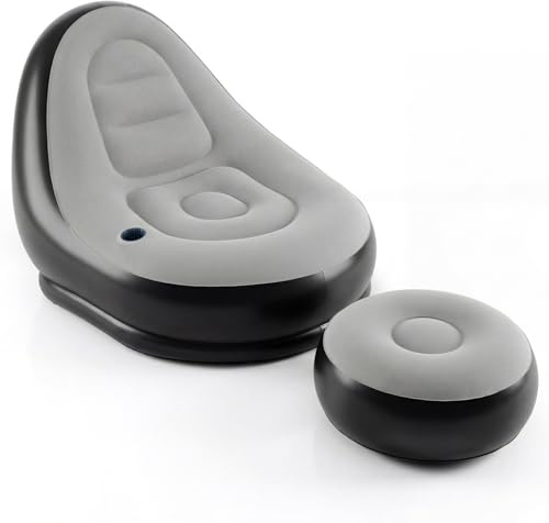 Multigot Inflatable Lounge Chair and Footstool