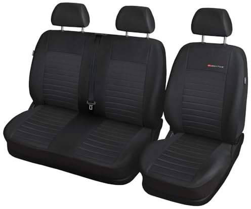 Mossa - Maßgeschneiderte Sitzbezüge Auto kompatibel mit Renault Trafic III Van (2014- ) - Autositzbezüge Schonbezüge für Autositze - E4 2