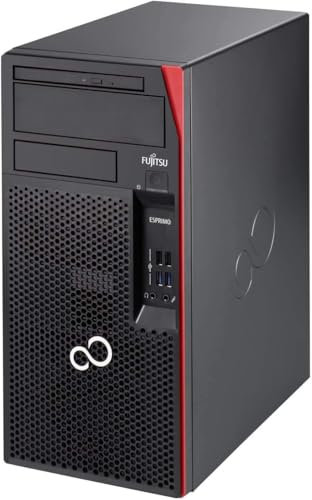 Fujitsu Esprimo P957, Desktop Pc Computer Fisso, Intel Core i7-6700, Ram 16Gb DDR4, SSD 256Gb, Displayport, WiFi, Windows 11 Pro (Ricondizionato)