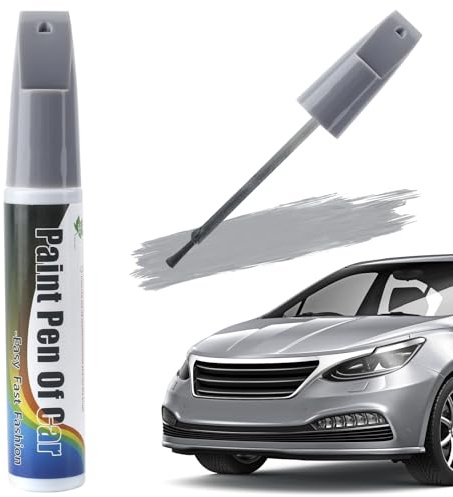 VAGCARS Car Touch Up Paint Pen, Scratch Repair Pen, Waterproof Fill Paint Pens, Quick & Easy Deep Scratch Remover for Various Vehicles, Car Accessories (Grey)