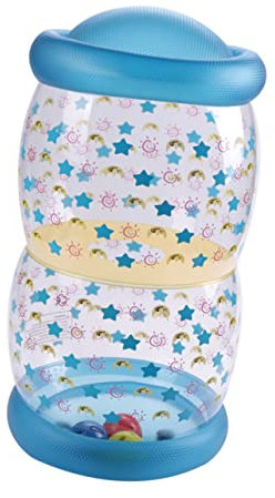 FUNNETOYU Rodillo Inflable para Bebés Juguete De Estimulación Táctil y Auditiva Entusiasta para Gateo Seguro y Liviano con Diseño Golpes para Actividades De Estimulación y Entrenamiento
