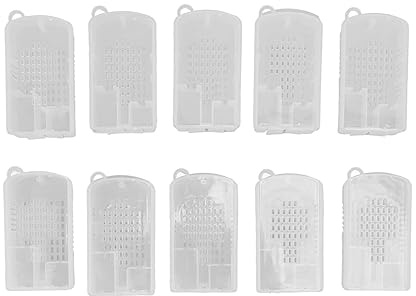 10 PCS Herramientas de Apicultura | Plastic Bee Cage for Queen Bee Wellbeing/Colony Inspection | Box de Apicultura Multifuncional con Fondo dibujable | Diseño Extra Grande para