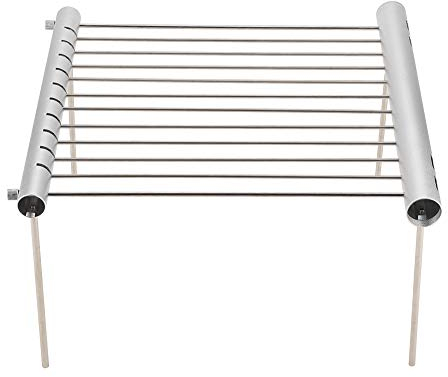 Tragbarer Klappgrill Einfacher Grill Grillgitter Pocket BBQ Grill Minigrill für Reise, Camping, Trekking & Festival, 30,7 * 27,5 * 21,2 cm
