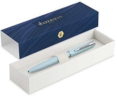 Waterman Allure Premium Ballpoint Pen - Baby Blue Pastel Finish - Metal Body - Gift Boxed
