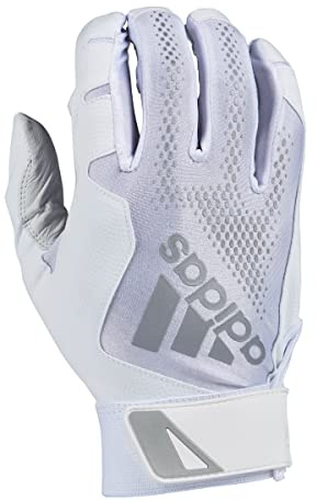Adidas Diamond King 3.0 Gant de Frappe en Cuir Blanc/argenté Taille L