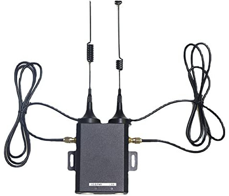 Qarmijaer Router 4G de Industrial H927 Router para tarjetas SIM 150Mbps 4G LTE CAT4 con soporte para antena externa 16 usuarios WiFi-Asia