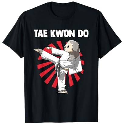 Taekwondo Sloth - Drôle de Taekwondo T-Shirt