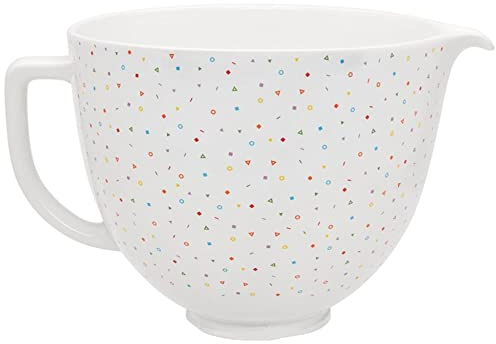 KitchenAid 4.8L Ceramic Bowl Confetti Sprinkle
