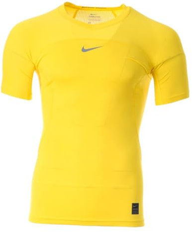 nike kompressionsskjorta, gul, herr, compete, GUL, S