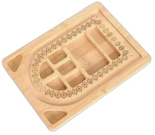 FytStycale Plateau Perles avec Rainures Lisse Plateau à Perles Portable Planche à Bijoux pour Loisirs Créatifs, Mini Plateau De Bracelet