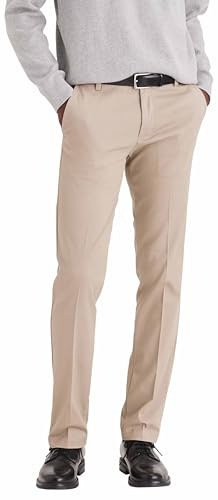 Dockers Easy Khaki Slim Fit, Pantaloni Uomo, Timber Wolf, 33W / 32L