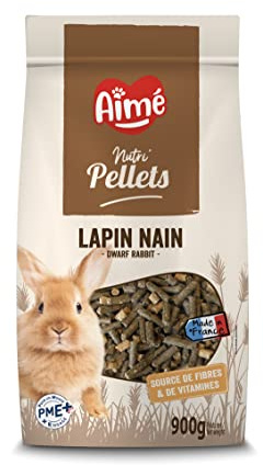 Aimé Dvärg Kaninmat, NUTRI'BALANCE SAVOUR PELLETS Vitamin- och fibergranulerat mjöl, 900 g