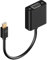 Mini DisplayPort DP to VGA Adapter (Thunderbolt Compatible) Male to Female Adapter for ThinkPad SurfacePro PC