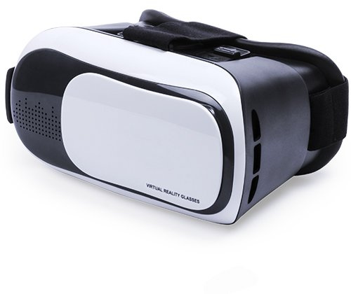 VR Occhiali 3D Realta' Virtuale Visore Glasses Cellulare Per Iphone x Android tv (BIANCO)