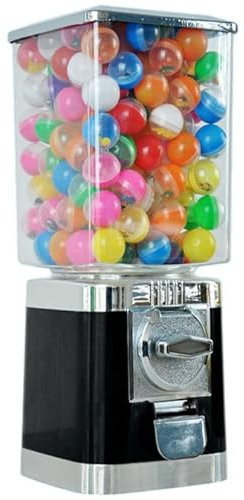 Commercial Grade TR130 Gumball/Bouncy Balls/Gobstopper/Capsule Vending Machine (50p Coin Operated) Black