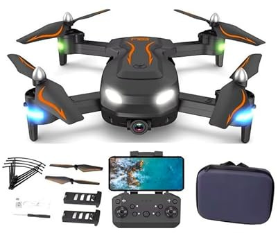 Drone F183 PRO Con Cámara Dual 4K HD Drone Profesional RC Quadcopter Con Dos Baterías y Bolsa Portátil Control Remoto Inteligente Para Niños y Adultos