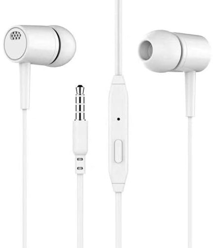 Potentes auriculares de sonido estéreo de graves pesados para PC, computadora, teléfonos inteligentes, tabletas, auriculares con cable de 3,5 mm, auriculares con aislamiento de ruido con micrófono,