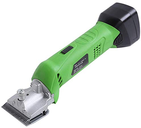 ZJFHEYUO Ciseaux de toilettage Rechargeables sans Fil 450 W pour Chevaux, bovins, chameaux et Animaux à Poil épais, Verts