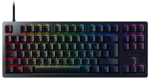 Razer Huntsman Tournament Ed - Teclado con Teclas opto-mecánicas (Unidad óptica, Barra estabilizadora de Teclas, Durabilidad inigualable, Synapse 3) Teclado Español - Negro