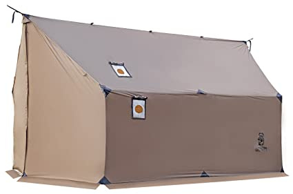OneTigris TEGIMEN Hammock Hot Tent with Stove Jack, Spacious Versatile Wall Tent with Snow Skirt, 3000mm Waterproof