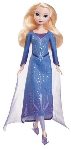 Mattel Disney Die Eiskönigin Elsa Modepuppe mit Zubehör, Eisläuferin-Look mit abnehmbarem Kleid und Schlittschuhen, mit zusätzlichem Paar Schuhe. Inspiriert von Die Eiskönigin: Winterfest“, JBG53