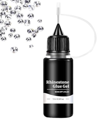 Colle Gemme Pour Ongles, Colle Pour Charme D'ongles | Colle Pour Bijoux À Ongles À Séchage Rapide 10 Ml - Outil De Manucure, Colle Adhésive Forte Pour Décoration D'ongles Pour Débutants, Util