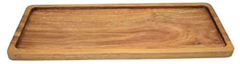 Plateaux de Service en Bois, Planches de Service en Bois, Plateau Fromage 11 x 4 Pouces, Planche à charcuterie Rectangle, Plateau Lisse Naturel pour Fruits, Dessert, légume