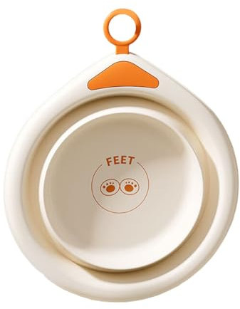 Lavabo plegable para bebé, bañera pequeña para recién nacidos, niños pequeños, portátil, ligero, uso de casa de viaje, diseño de dibujos animados, lavabo portátil para bebés